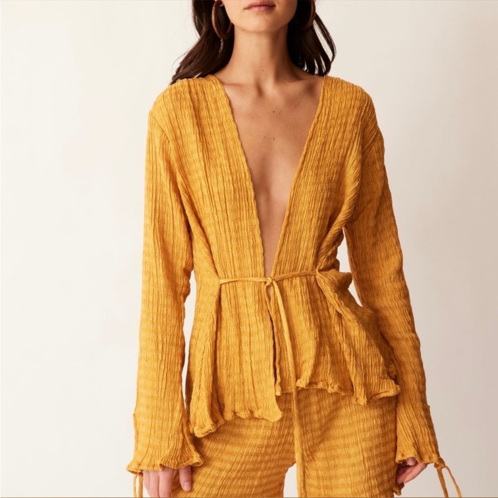 Savannah Morrow Nadia Blouse in Sunshine